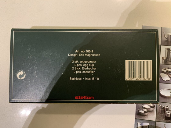 Image 1 of Stelton 515-2 Satz mit 2 Eierbechern. Magnussen.