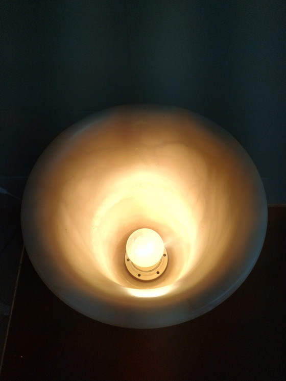 Image 1 of Alabaster marmorierte Schreibtischlampe