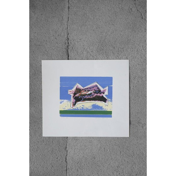 Image 1 of Farblithografie auf Fabriano-Papier von Hardy Strid, 1950