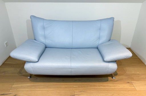 Leder-Couch Und -Sessel