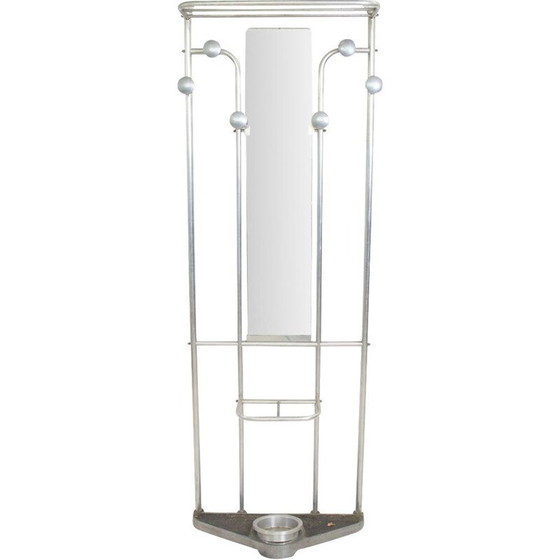 Image 1 of Vintage Art Deco Aluminiumrohr Flurschrank, 1930