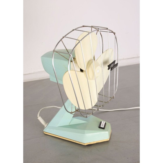 Image 1 of Paar farbige Vintage-Fächer, Italien