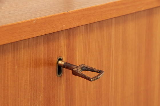 Image 1 of Vintage Design WHB Wandschrank oder String Regal in Eichenfarbe, 1960