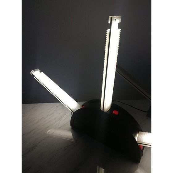 Image 1 of Ein Paar postmoderne Rha-Tischlampen von Boccato, Gigante & Zambusi für Zerbetto Padova