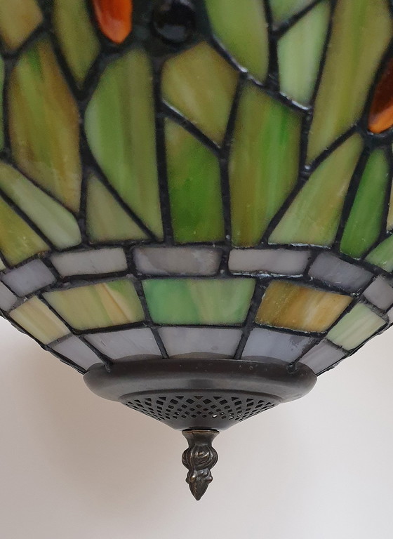 Image 1 of Tiffany Xl Pendelleuchte "Dragonfly"
