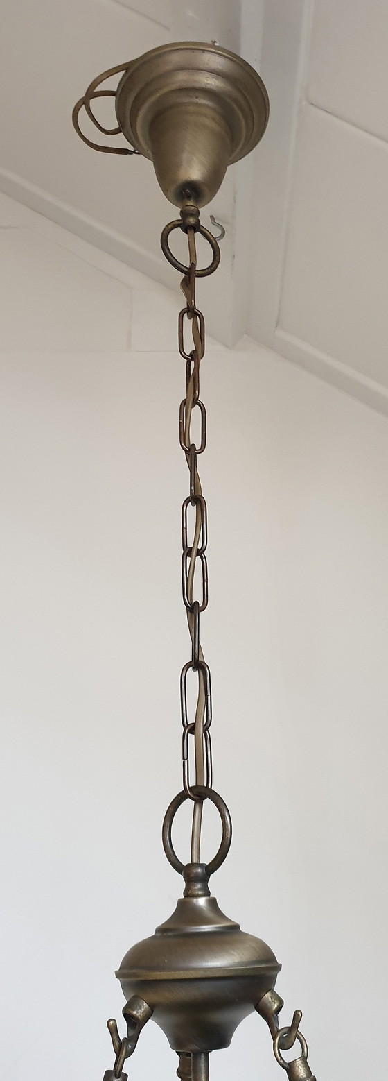 Image 1 of Tiffany Xl Pendelleuchte "Dragonfly"