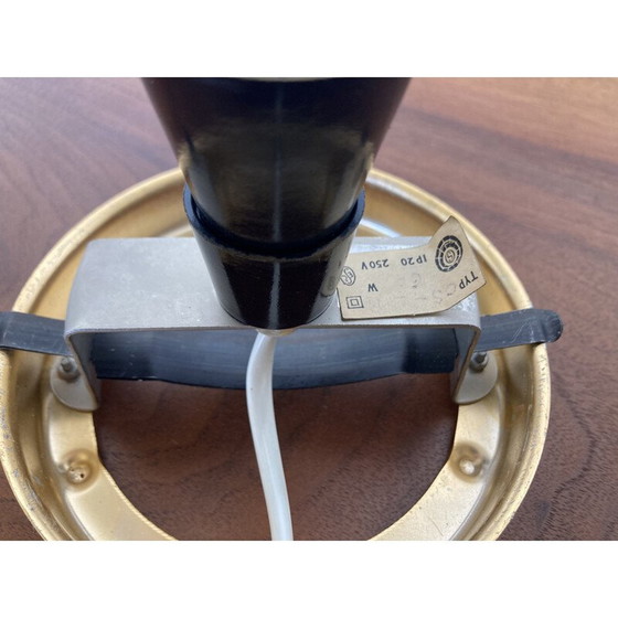 Image 1 of Vintage Glas-Tischlampe für Valasske Mezirici, Tschechoslowakei 1970