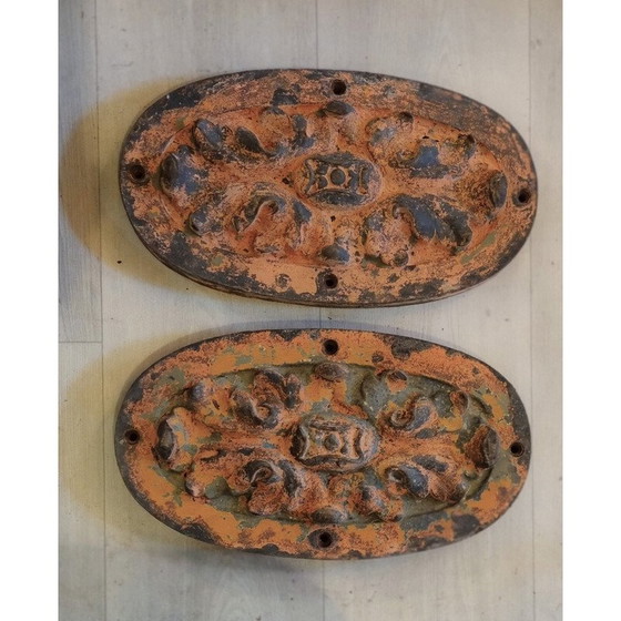 Image 1 of Paar alte Torrosetten aus Gusseisen