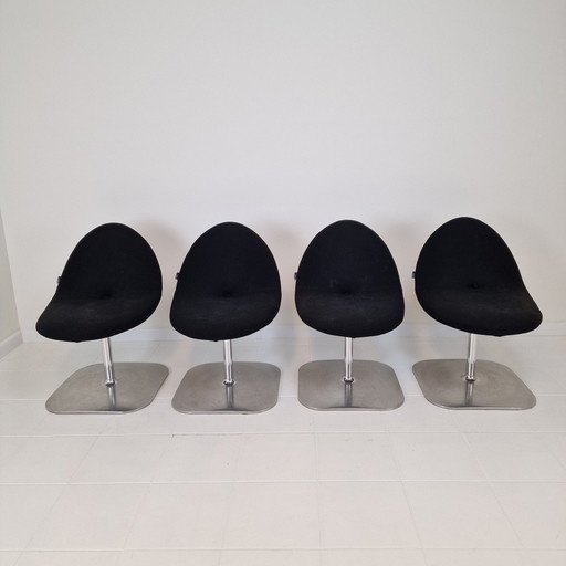 Satz von 4 Artifort "Conco" Stühlen, Michel Van Der Kley 2006