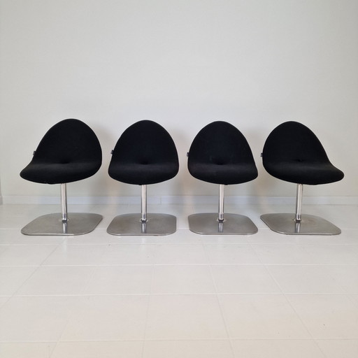 Satz von 4 Artifort "Conco" Stühlen, Michel Van Der Kley 2006