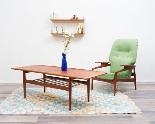 Dänischer Couchtisch Design, Grete Jalk, Teakholz 60Er Jahre