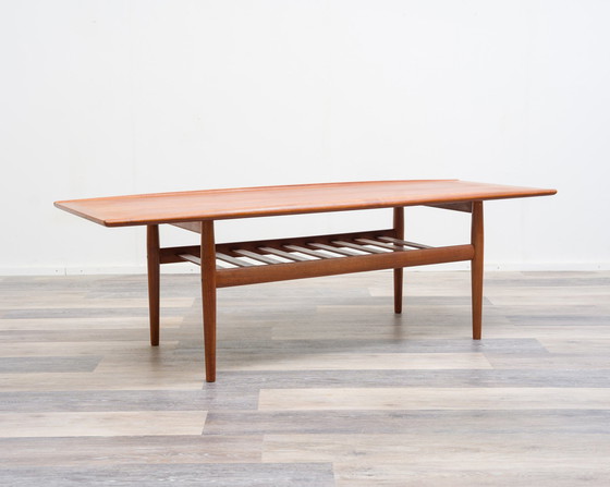 Image 1 of Dänischer Couchtisch Design, Grete Jalk, Teakholz 60Er Jahre