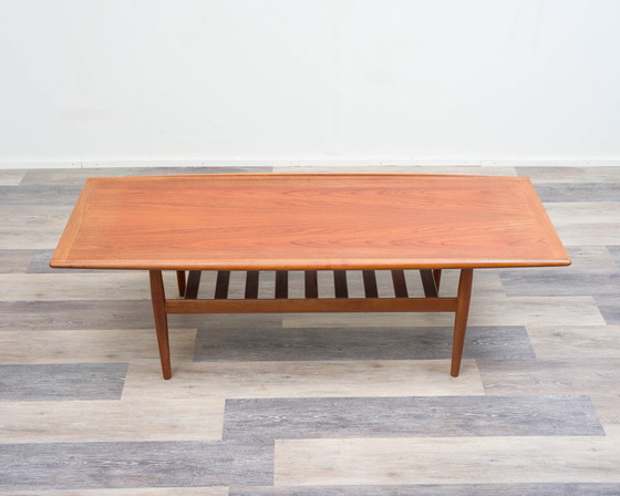 Image 1 of Dänischer Couchtisch Design, Grete Jalk, Teakholz 60Er Jahre