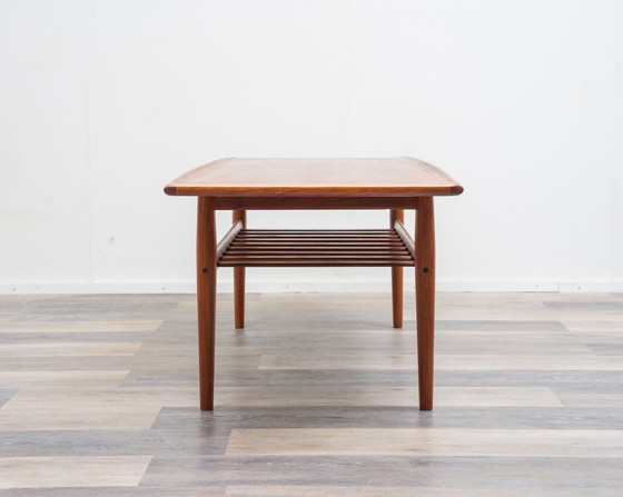 Image 1 of Dänischer Couchtisch Design, Grete Jalk, Teakholz 60Er Jahre