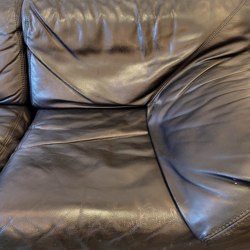 Sofa Cornelius Aus Leder Für Haus Durlet,1980'S.Belgium