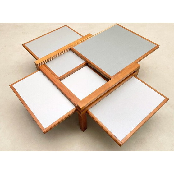 Image 1 of Modularer Vintage-Couchtisch Modell Hexa von Bernard Vuanersson für Bellato, Frankreich 1980