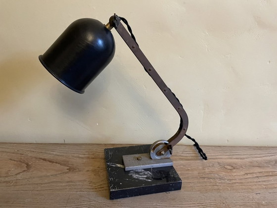 Image 1 of Vintage Schreibtischlampe Tischlampe Französisch