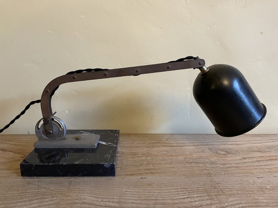 Image 1 of Vintage Schreibtischlampe Tischlampe Französisch