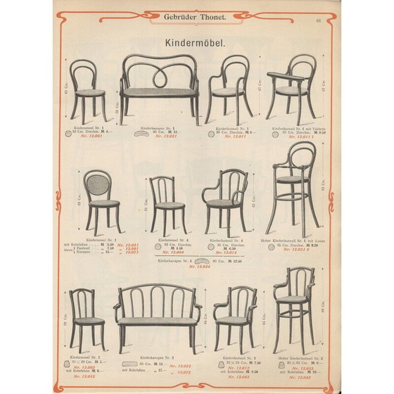 Image 1 of Vintage no1 Kinderstuhl aus Holz für Thonet Furniture, 1920er Jahre