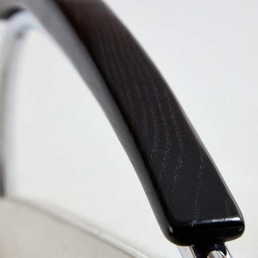 Vintage "Notorious" Sessel aus Chromstahl und Leder von Massimo Iosa Ghini für Moroso, Italien 1980