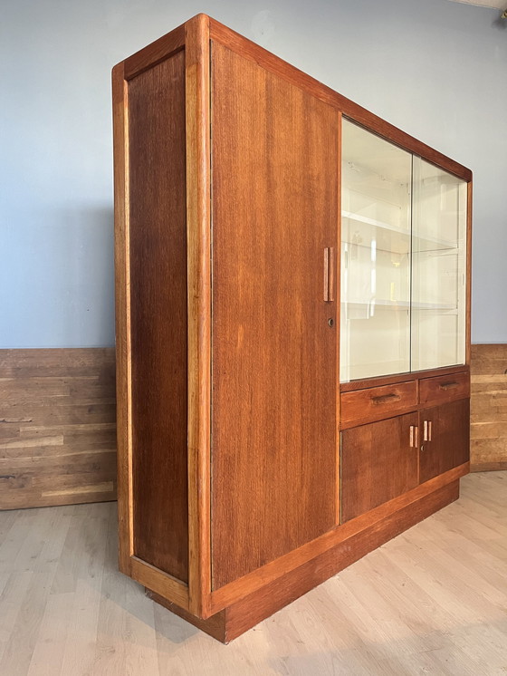 Image 1 of Mid Century Vitrinenschrank Buffetschrank