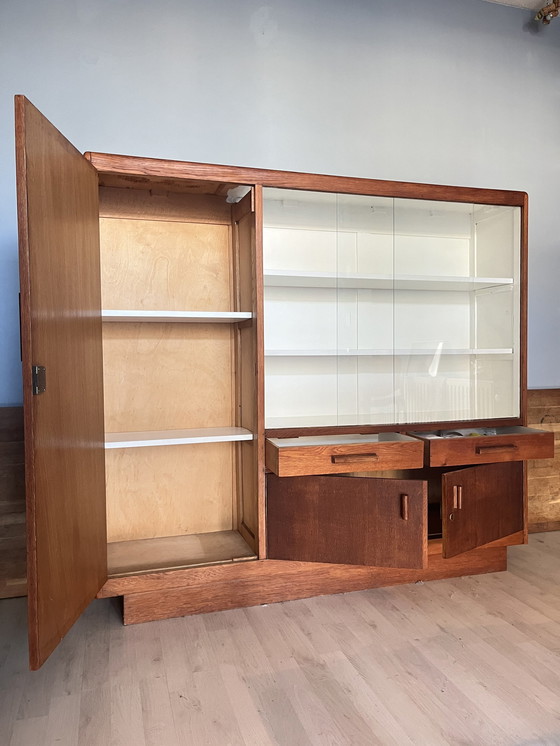 Image 1 of Mid Century Vitrinenschrank Buffetschrank