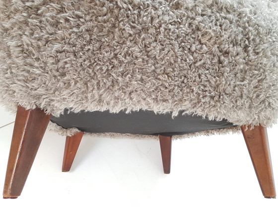 Image 1 of Artifort Theo Ruth Sessel Braun | Sessel Braun Fake Schaf