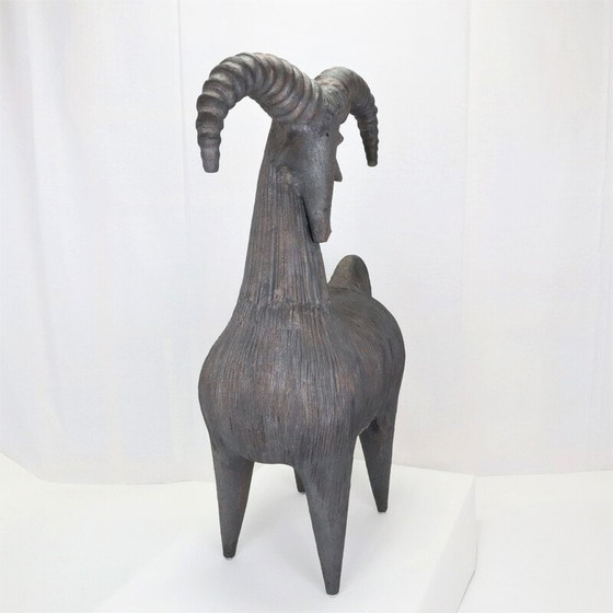 Image 1 of Vintage-Keramik "Bélier" von Dominique Pouchain