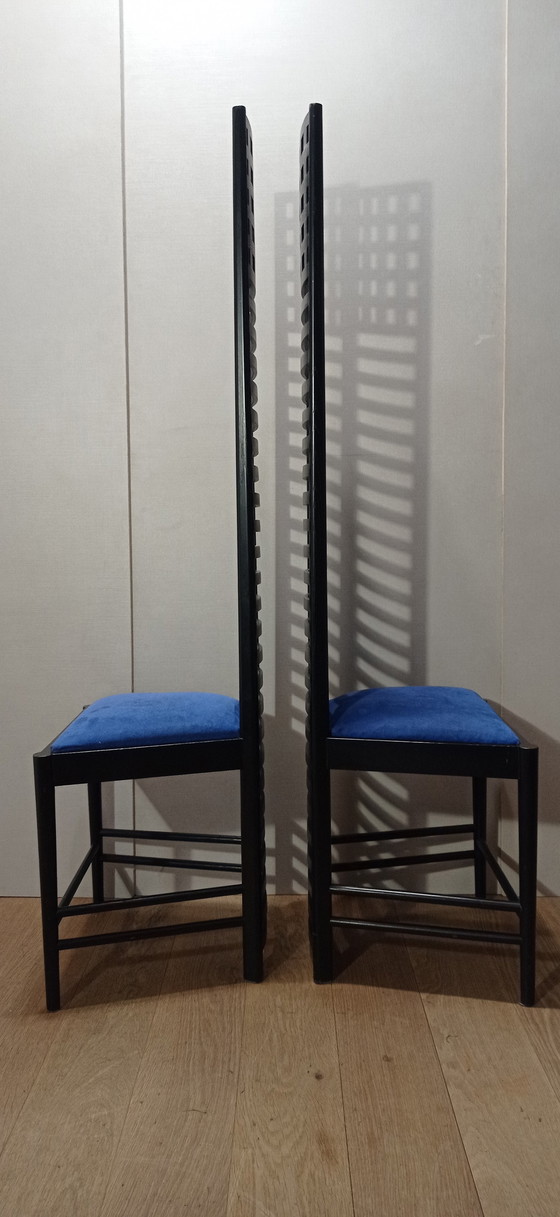 Image 1 of 2x Alivar 814 Hill House Chair von Charles Rennie