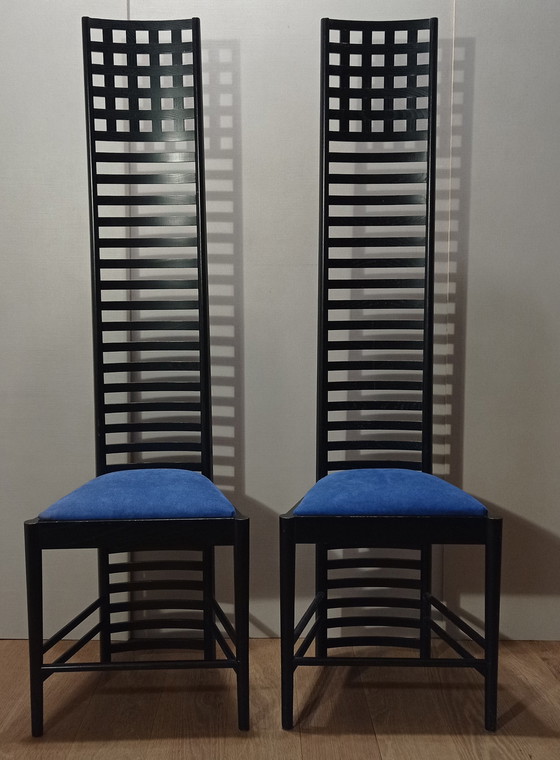 Image 1 of 2x Alivar 814 Hill House Chair von Charles Rennie