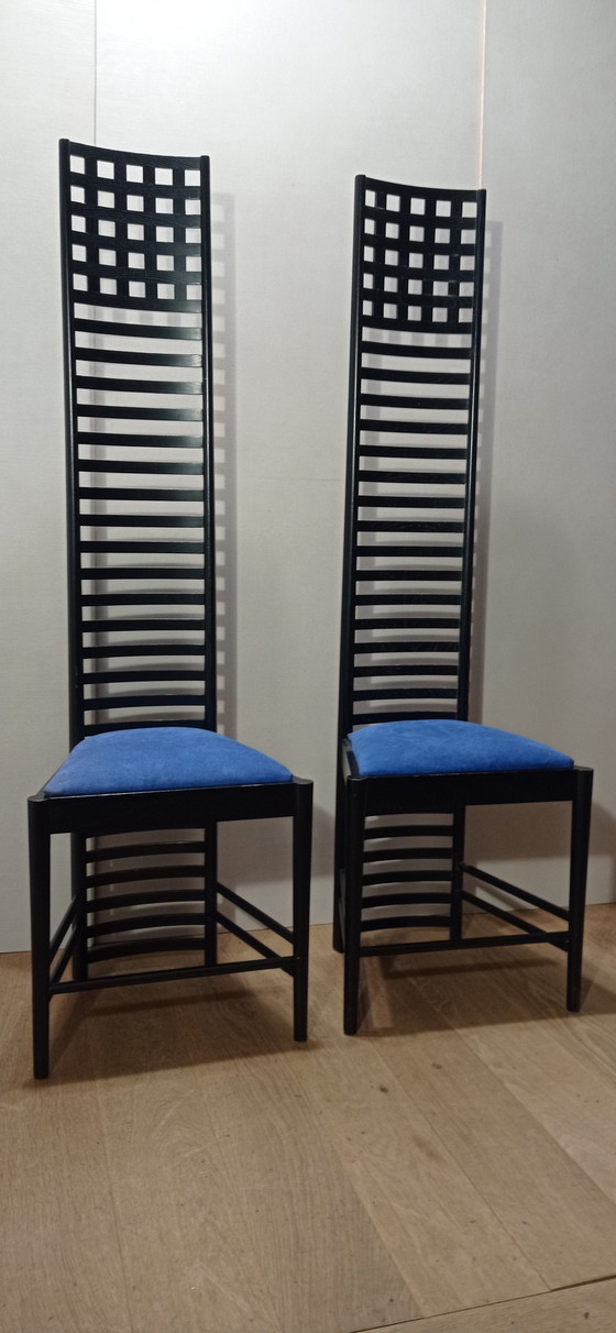 Image 1 of 2x Alivar 814 Hill House Chair von Charles Rennie