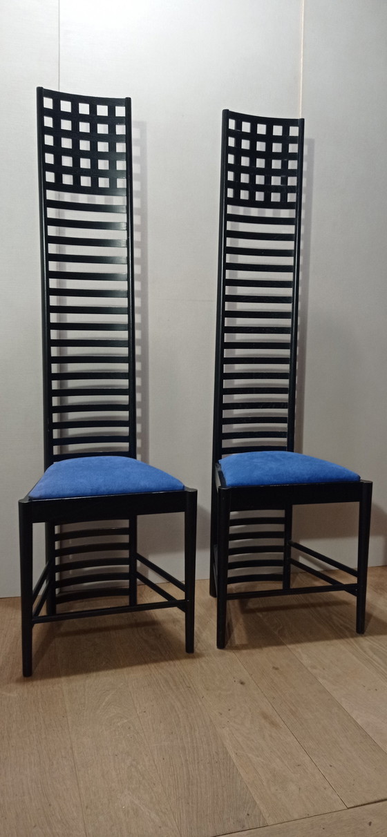 Image 1 of 2x Alivar 814 Hill House Chair von Charles Rennie