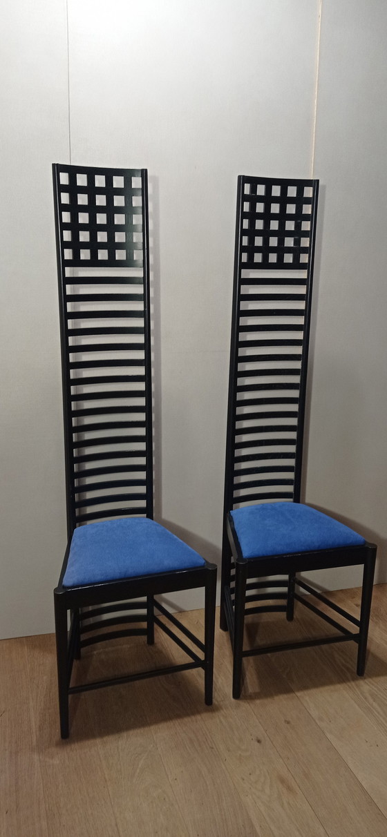 Image 1 of 2x Alivar 814 Hill House Chair von Charles Rennie