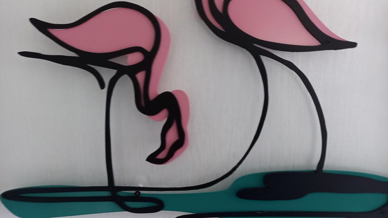 Image 1 of Metall-Flamingos