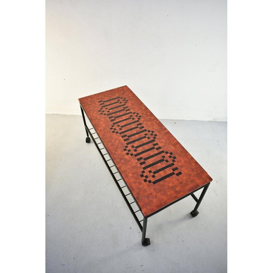 Image 1 of Vintage-Tisch aus Mosaik und Keramik, 1950er-1960er Jahre