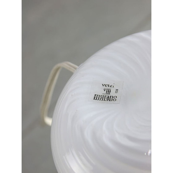 Image 1 of Tischlampe mit Pilz aus Muranoglas, 1970er Jahre