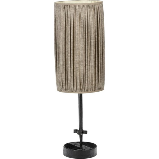 Alte schmiedeeiserne Lampe, 1950