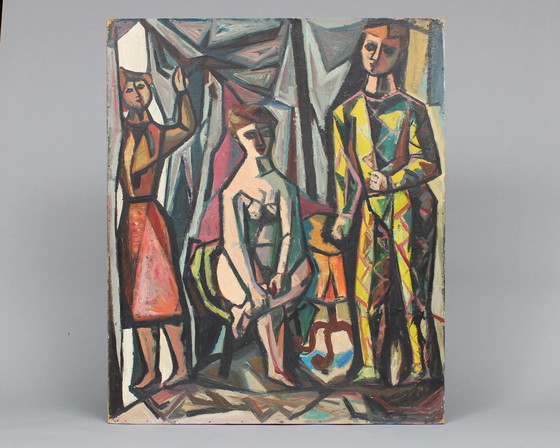 Image 1 of Willem Boutshoorn – Zirkusartisten in der Umkleidekabine