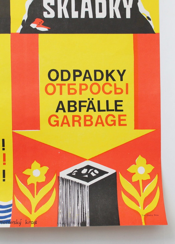 Image 1 of Touristisches Informationsplakat aus den 1960er Jahren