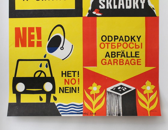 Image 1 of Touristisches Informationsplakat aus den 1960er Jahren