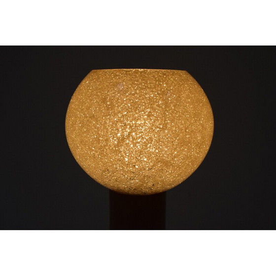 Image 1 of Vintage Tischlampe aus Kunststoff und Holz für Uluv, Tschechoslowakei 1960er Jahre