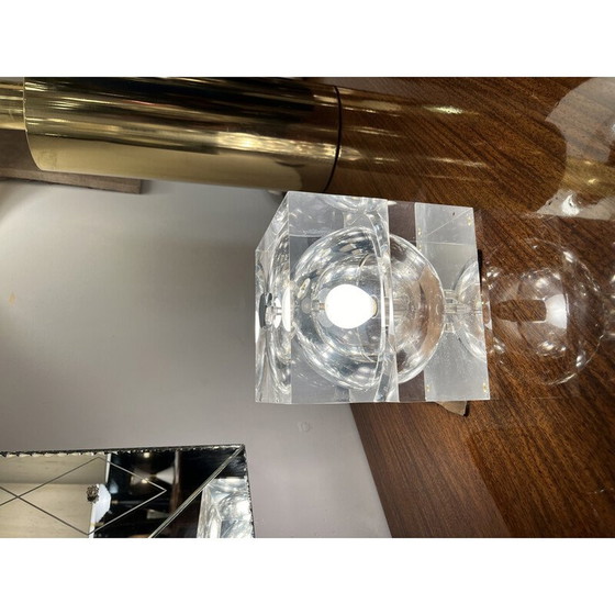 Image 1 of Vintage Cubosfera Lampe aus Plexiglas von Alessandro Mendini, 1970