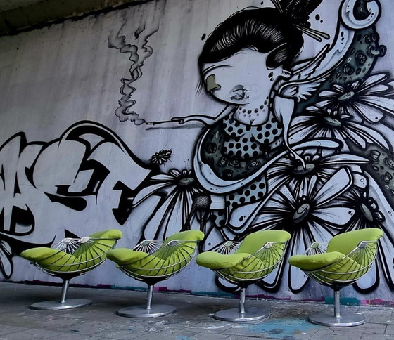 Image 1 of Rudi Verelst Atomic Vintage 1970s Liegesessel für Novalux