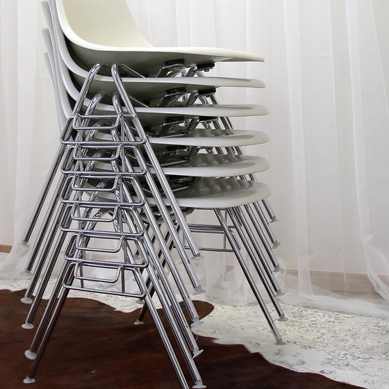 Image 1 of 6x Herman Miller Eames Dss Stacking Side Chairs