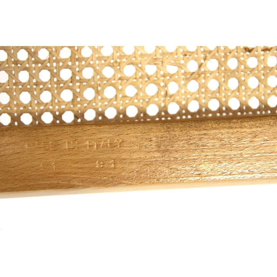 Image 1 of Vintage "B32" Stuhl aus Chromstahl und Eichenholz von Marcel Breuer, Italien 1990