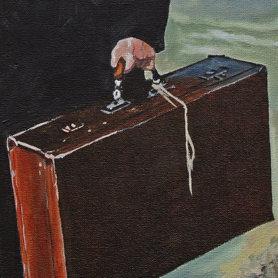 Image 1 of Roland Henrion - Hommage an einen großen Musiker. Original-Gemälde