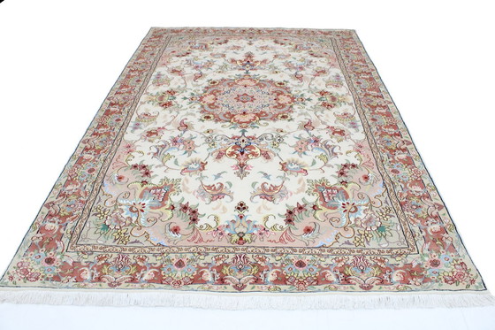 Image 1 of Original Handgeknüpfter Perserteppich Tabriz 304 X 203 Cm Neu , Unbenutzt
