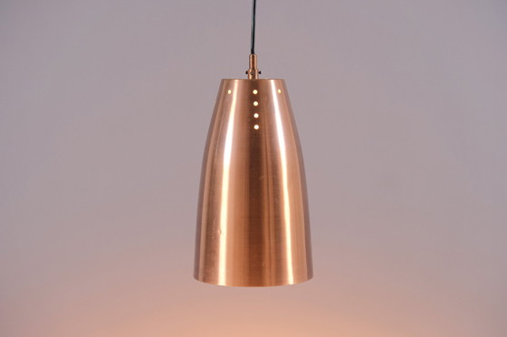 Image 1 of 3x Mid-Century Kupfer Kirchen Deckenlampen