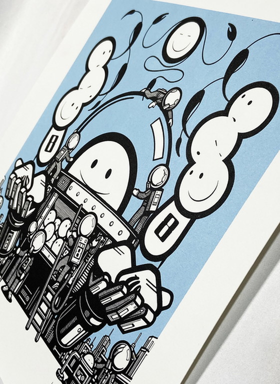 Image 1 of Die Londoner Polizei - Play Hard - Siebdruck