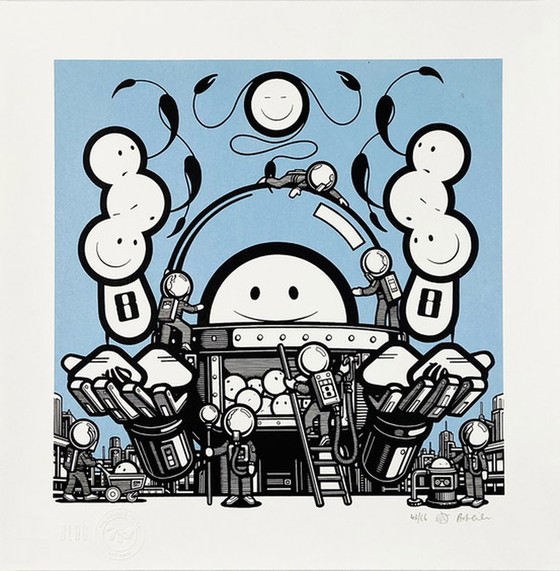 Image 1 of Die Londoner Polizei - Play Hard - Siebdruck